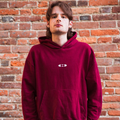 FARIO Hoodie Burgundy